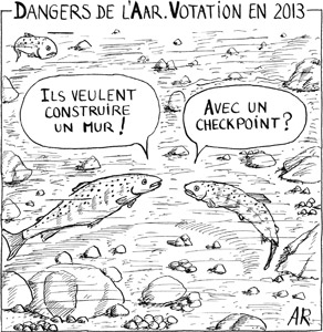 Dangers de l'Aar. Votation en 2013