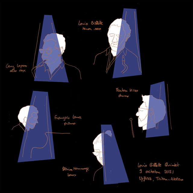 Dessin Upjazz Louis Billette Quintet